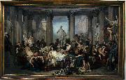 Thomas Couture The Romans of the Decadence Germany oil painting artist